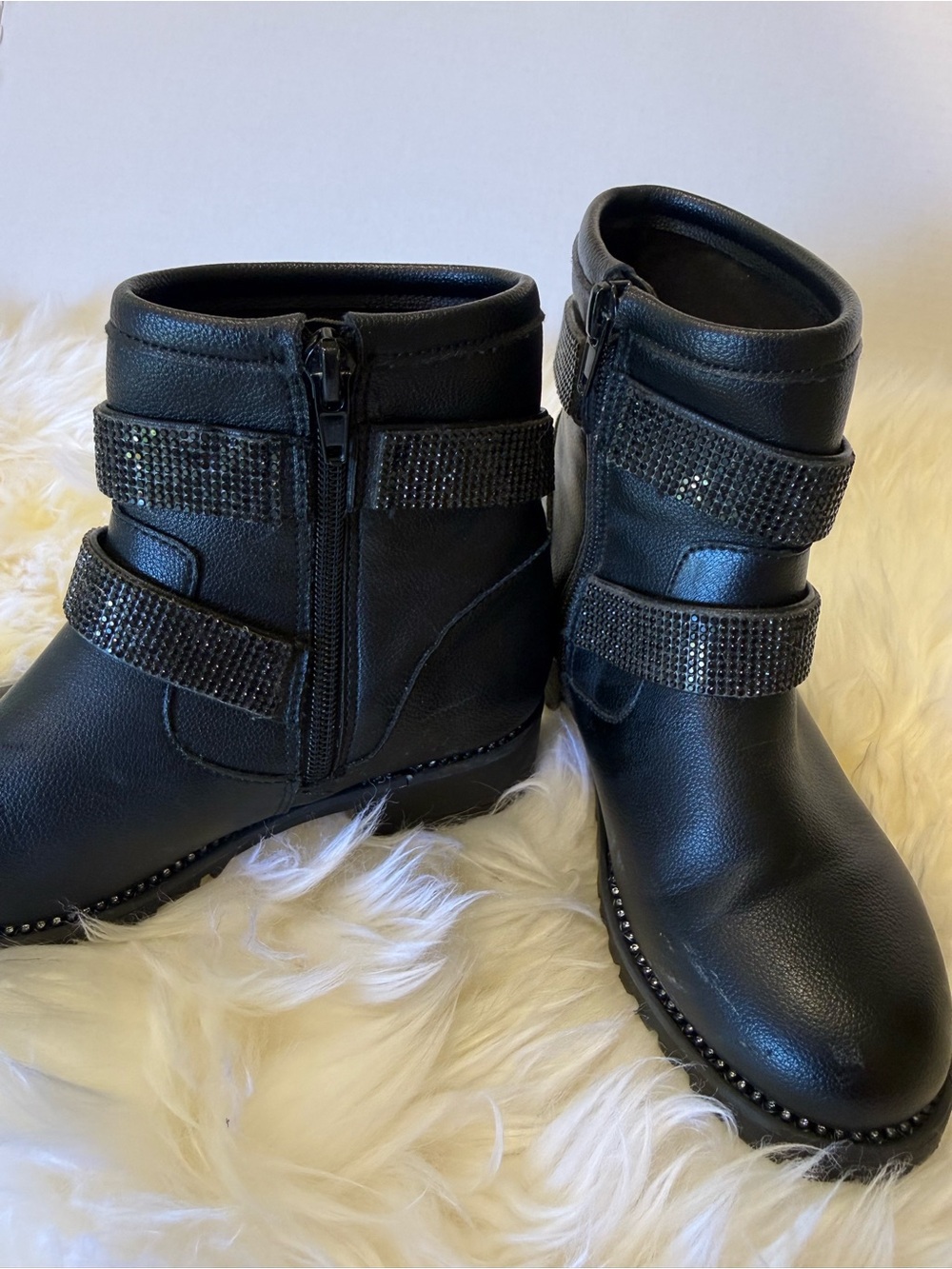 Kids Studded Buckle Ankle Boots - Picture 3 of 7